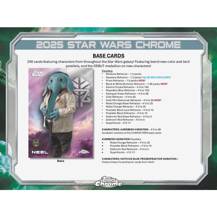 2025 TOPPS STAR WARS CHROME VALUE BOX[1ボックス] |  | 02