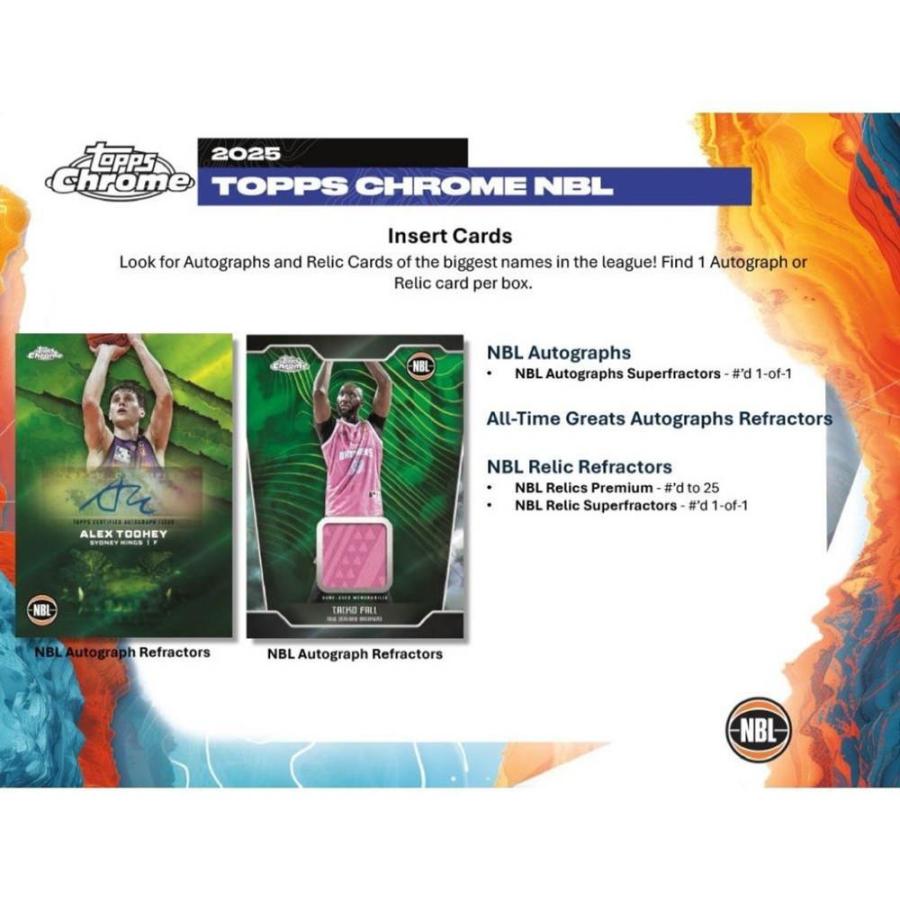 NBL 2024-25 TOPPS CHROME NBL HOBBY | 2024-25 トップス クローム ナショナル・バスケットボール・リーグ ホビー[1ボックス] |  | 04