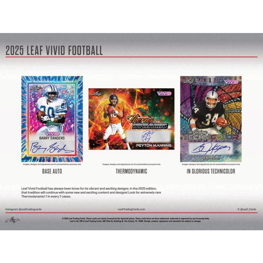 NFL 2025 LEAF VIVID HOBBY[1ボックス] |  | 01