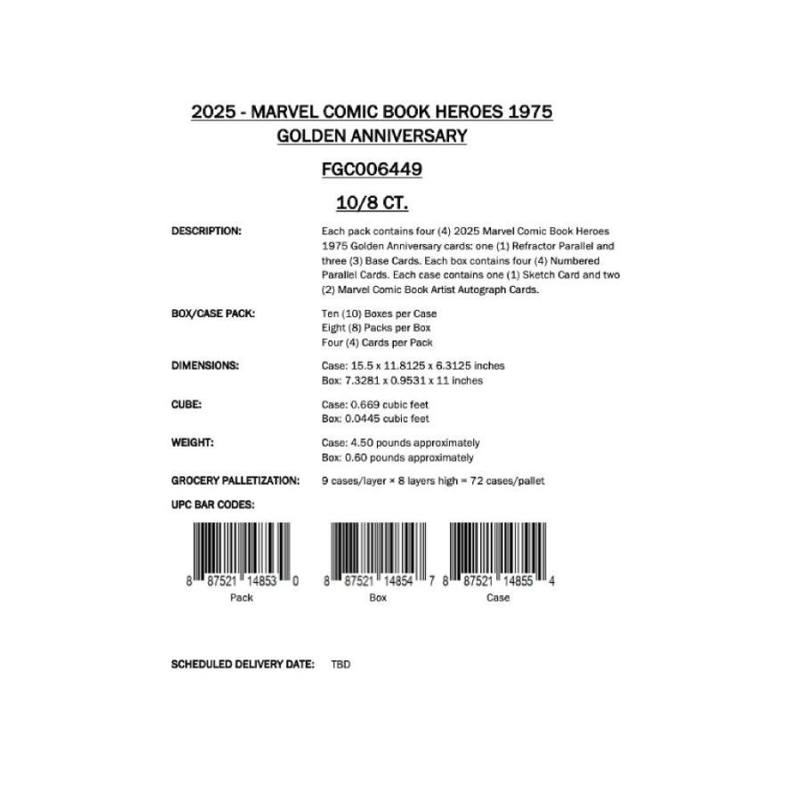 2025 TOPPS MARVEL COMIC HEROES 1975 GOLDEN ANNIVERSARY[1ボックス] |  | 04