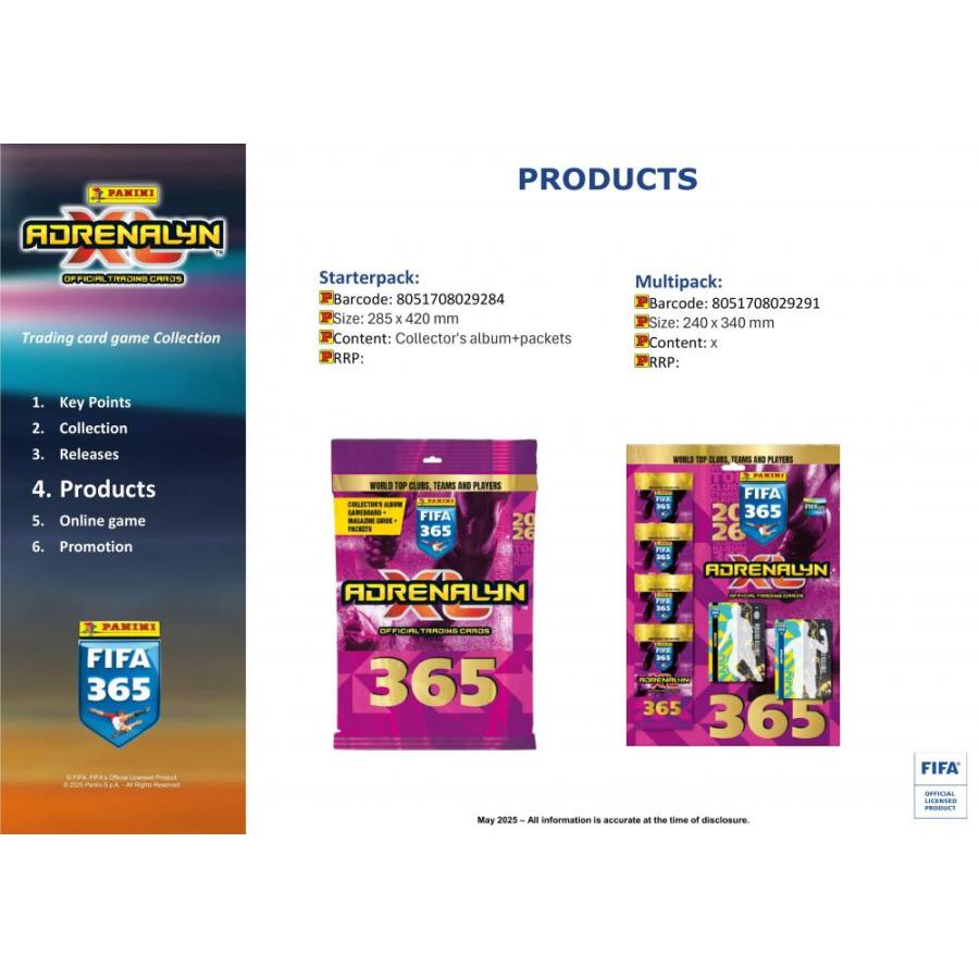 SOCCER 2026 PANINI FIFA 365 ADRENALYN XL BOOSTER[1ボックス] |  | 01