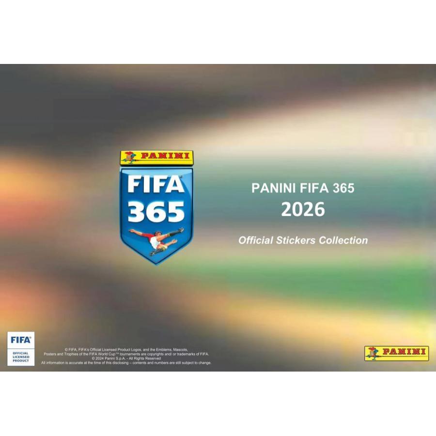 SOCCER 2026 PANINI FIFA 365 STICKER COLLECTION[1ボックス] |  | 01