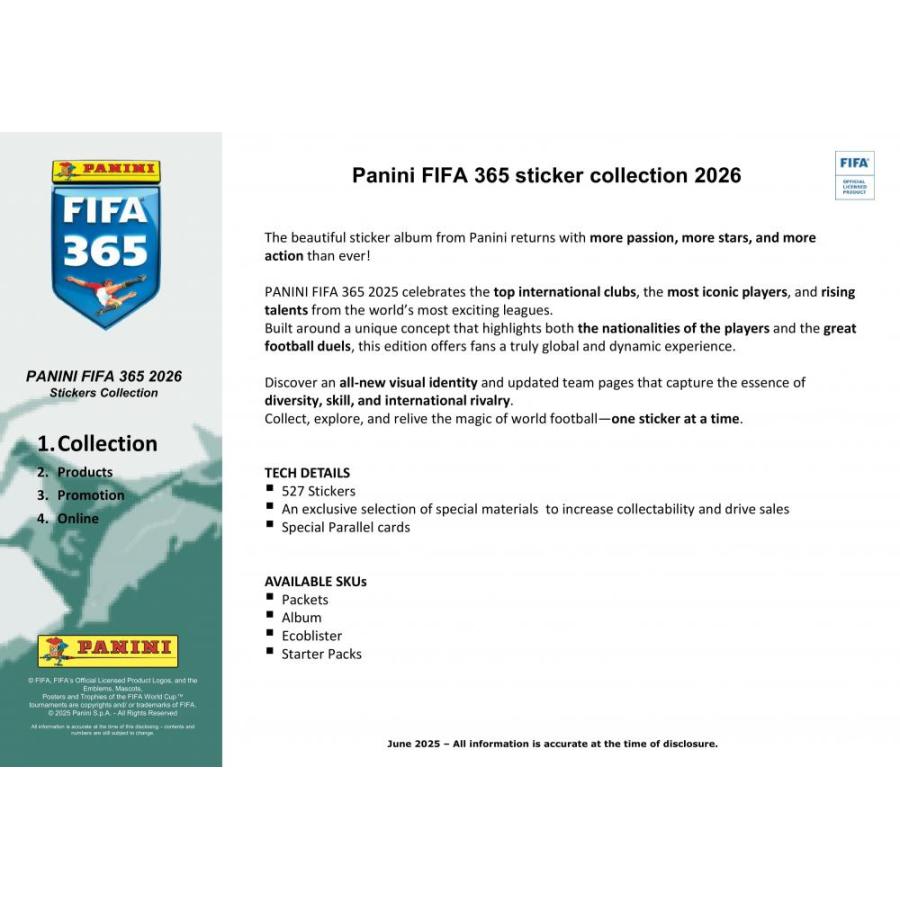 SOCCER 2026 PANINI FIFA 365 STICKER COLLECTION[1ボックス] |  | 02