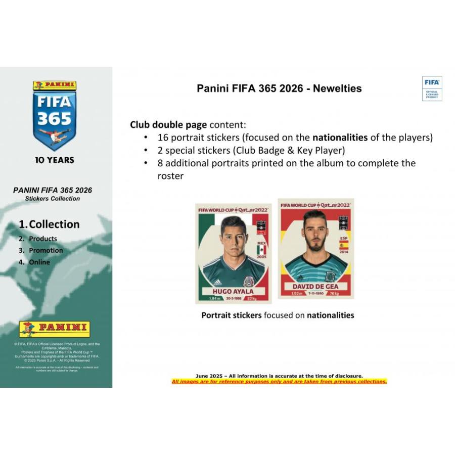 SOCCER 2026 PANINI FIFA 365 STICKER COLLECTION[1ボックス] |  | 04