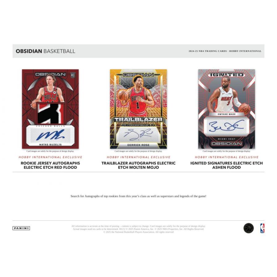 NBA 2024-25 PANINI OBSIDIAN HOBBY INTERNATIONAL[1ボックス] |  | 02