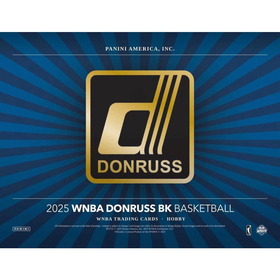 WNBA 2025 PANINI DONRUSS HOBBY | 2025 パニーニ ドンラス 女子バスケットボール ホビー[1ボックス] |  | 01