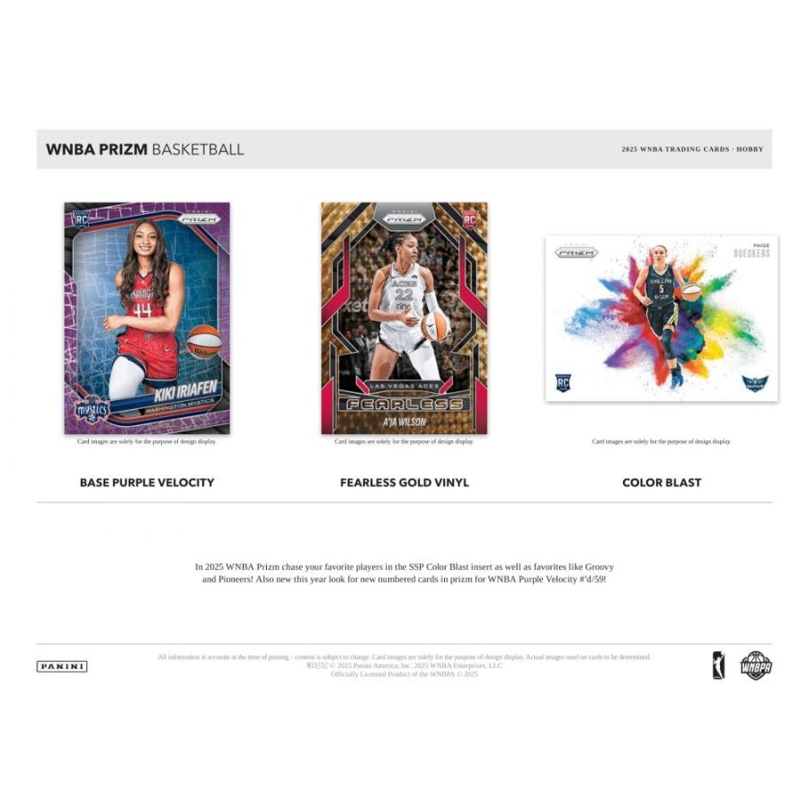 WNBA 2025 PANINI PRIZM HOBBY | 2025 パニーニ プリズム 女子バスケットボール ホビー[1ボックス] |  | 02