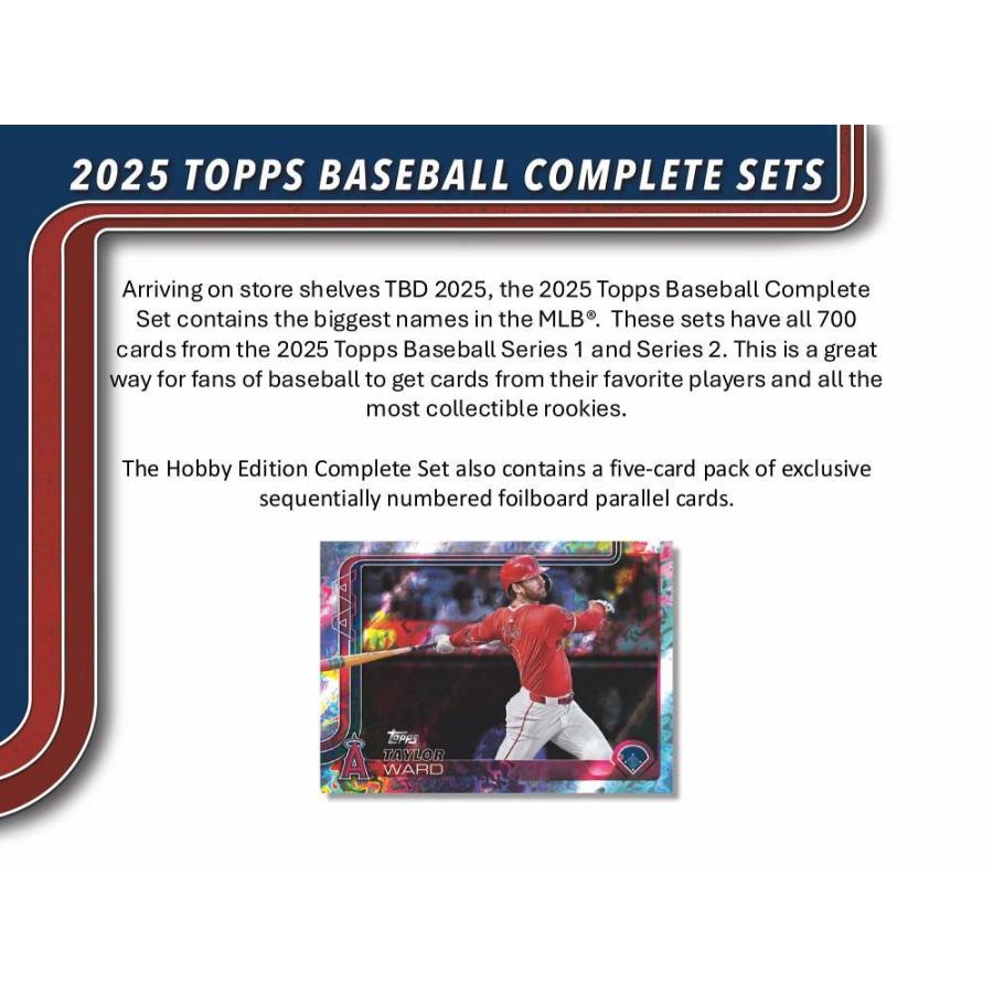 MLB 2025 TOPPS COMPLETE SET HOBBY | 2025 トップス コンプリートセット ベースボール ホビー[1カートン] |  | 01