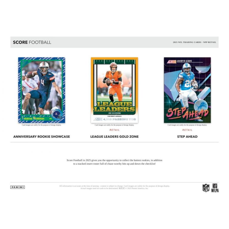 NFL 2025 PANINI SCORE MEGA BOX[1ボックス] |  | 03