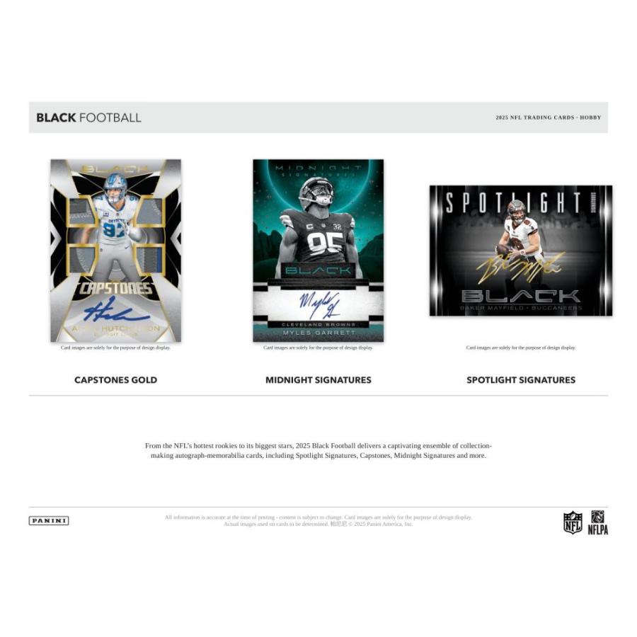 NFL 2025 PANINI BLACK HOBBY[1ボックス] |  | 03