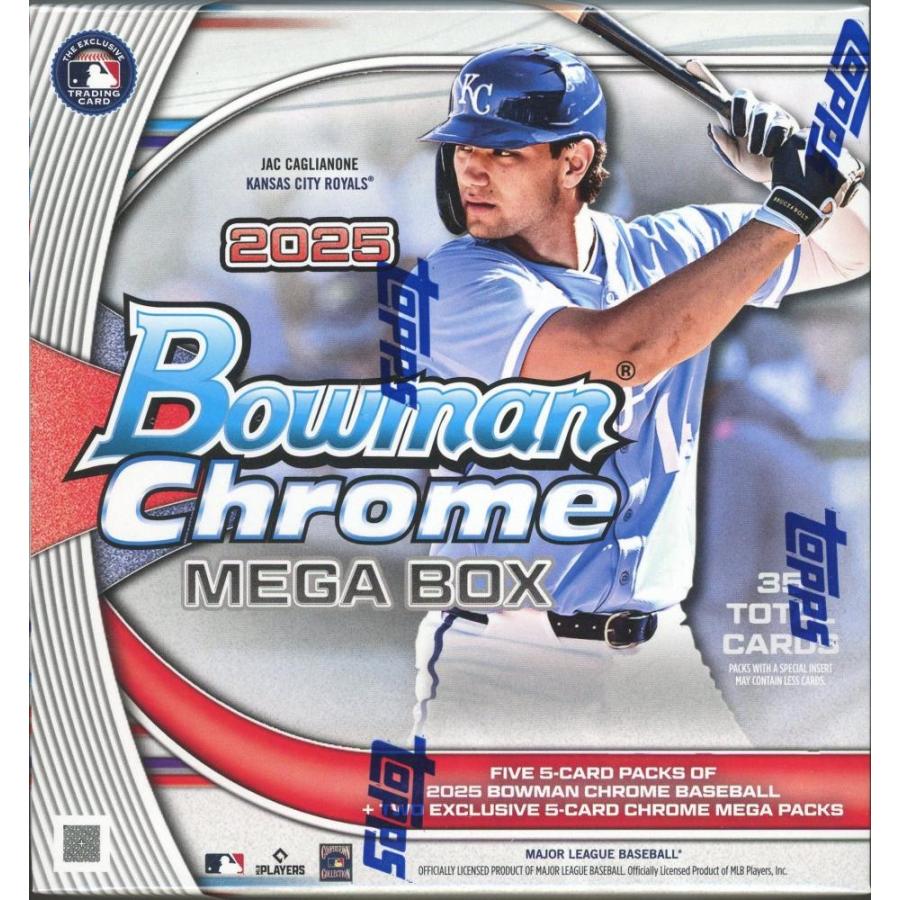 スポーツ選手 TOPPS Bowman Chrome MLB 2025 TOPPS BOWMAN CHROME MEGA BOX[1個] : カードショップMINT
