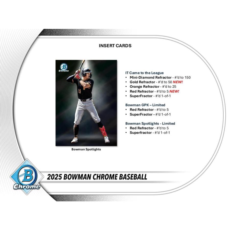 MLB 2025 TOPPS BOWMAN CHROME HOBBY[1ボックス] |  | 05