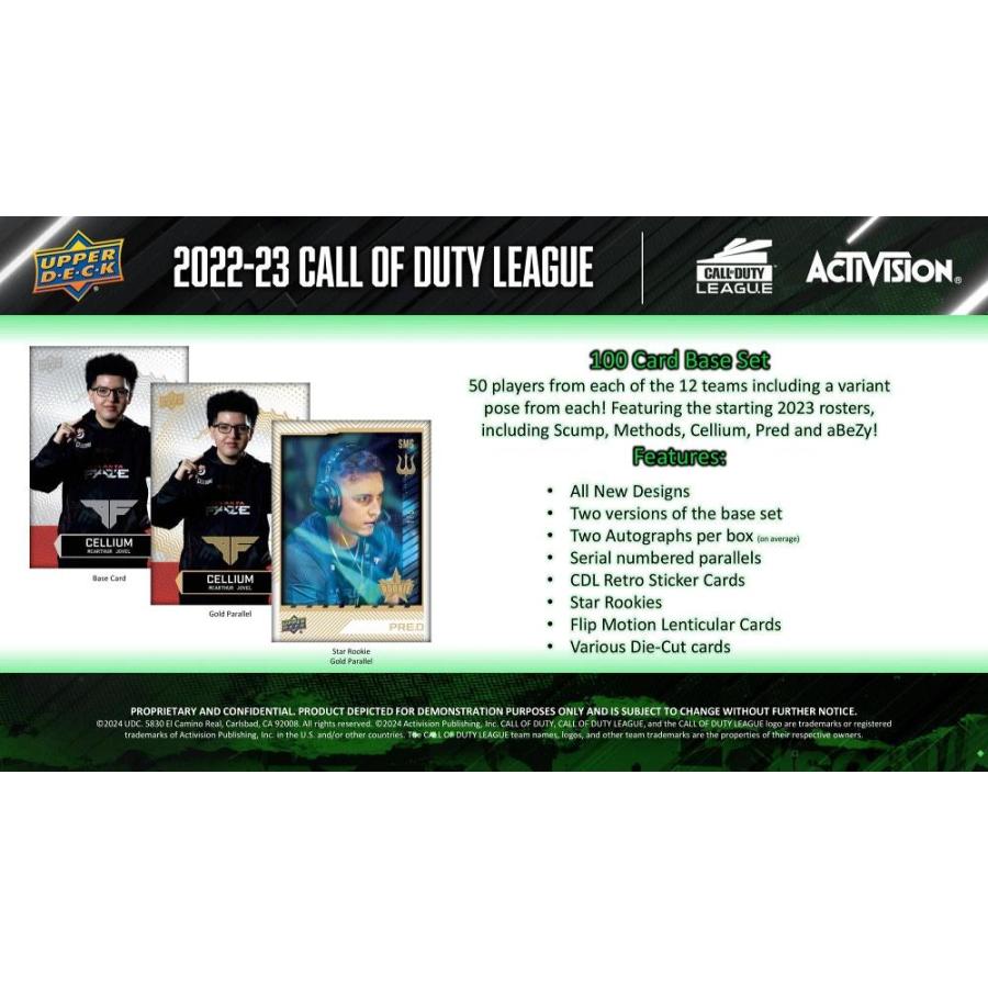 2022-23 UPPER DECK CALL OF DUTY LEAGUE HOBBY[1ボックス] |  | 03