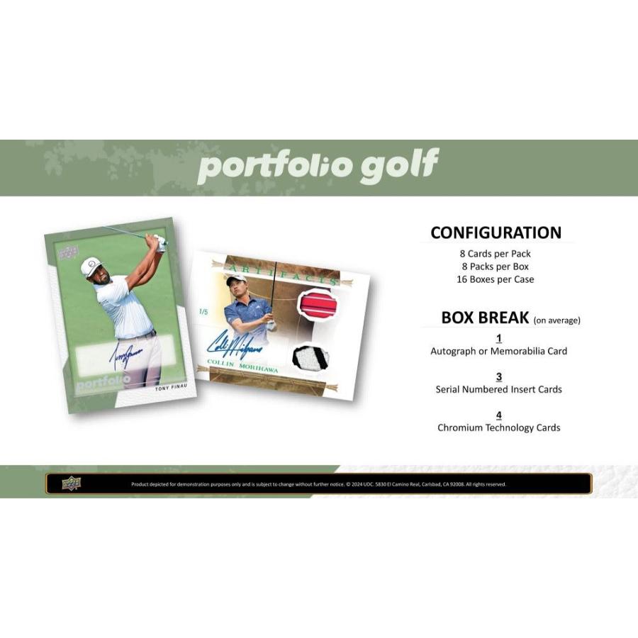 GOLF 2024 UPPER DECK PORTFOLIO HOBBY[1ボックス] |  | 01