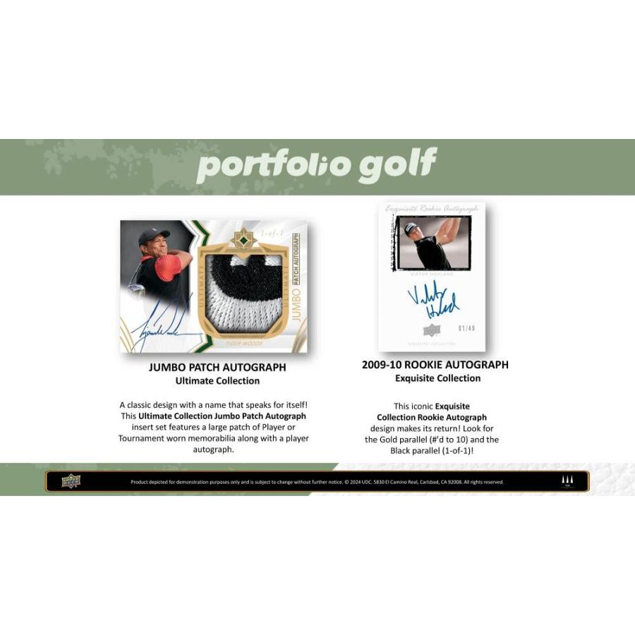 GOLF 2024 UPPER DECK PORTFOLIO HOBBY[1ボックス] |  | 02