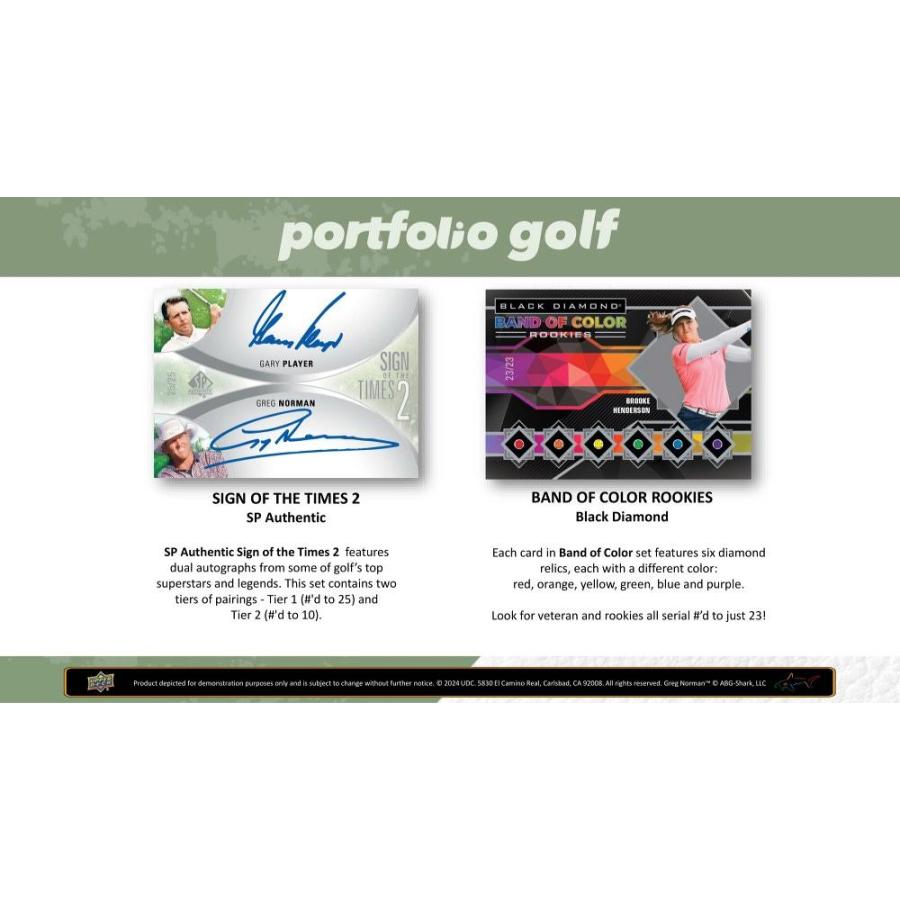 GOLF 2024 UPPER DECK PORTFOLIO HOBBY[1個] |  | 03