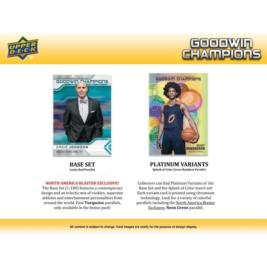 2023 UPPER DECK GOODWIN CHAMPIONS NORTH AMERICA MASS BLASTER[1ボックス] |  | 02