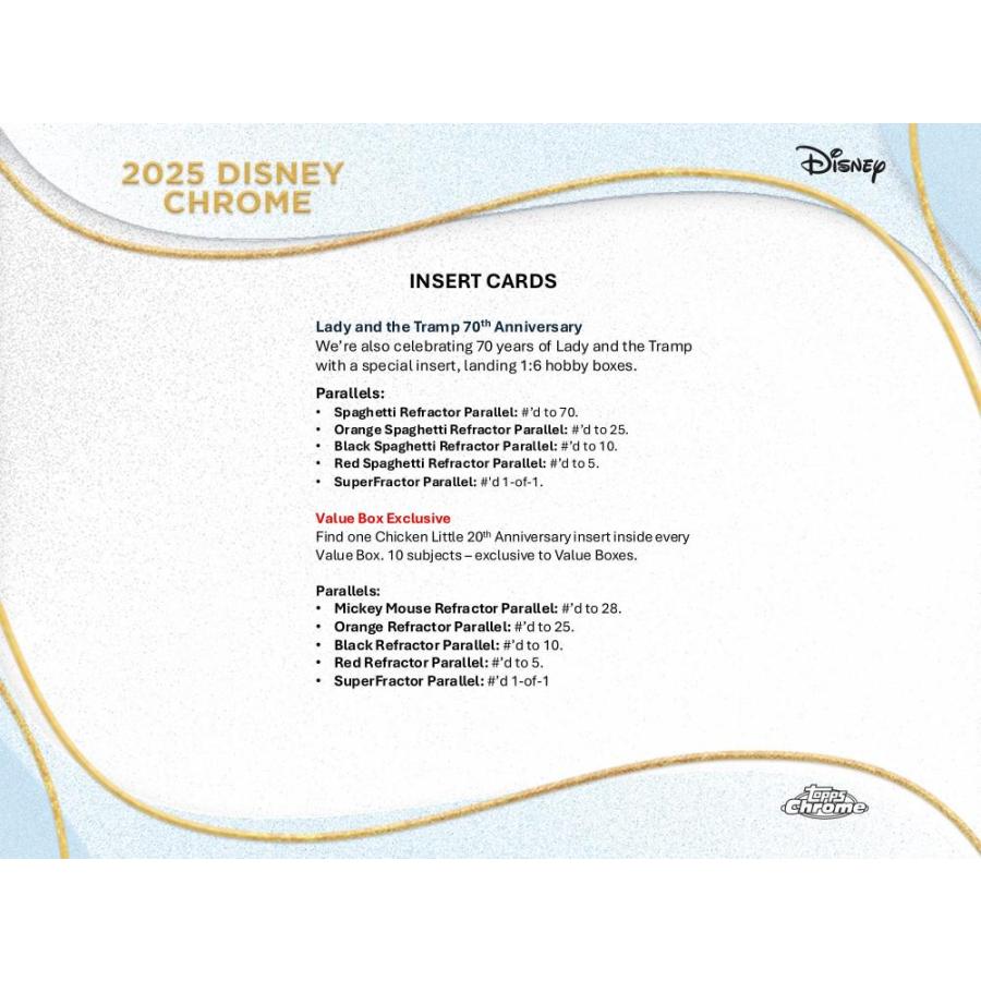 2025 TOPPS CHROME DISNEY HOBBY[1ボックス] |  | 05