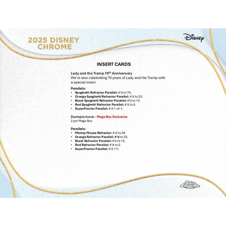 2025 TOPPS CHROME DISNEY MEGA BOX[1ボックス] |  | 04