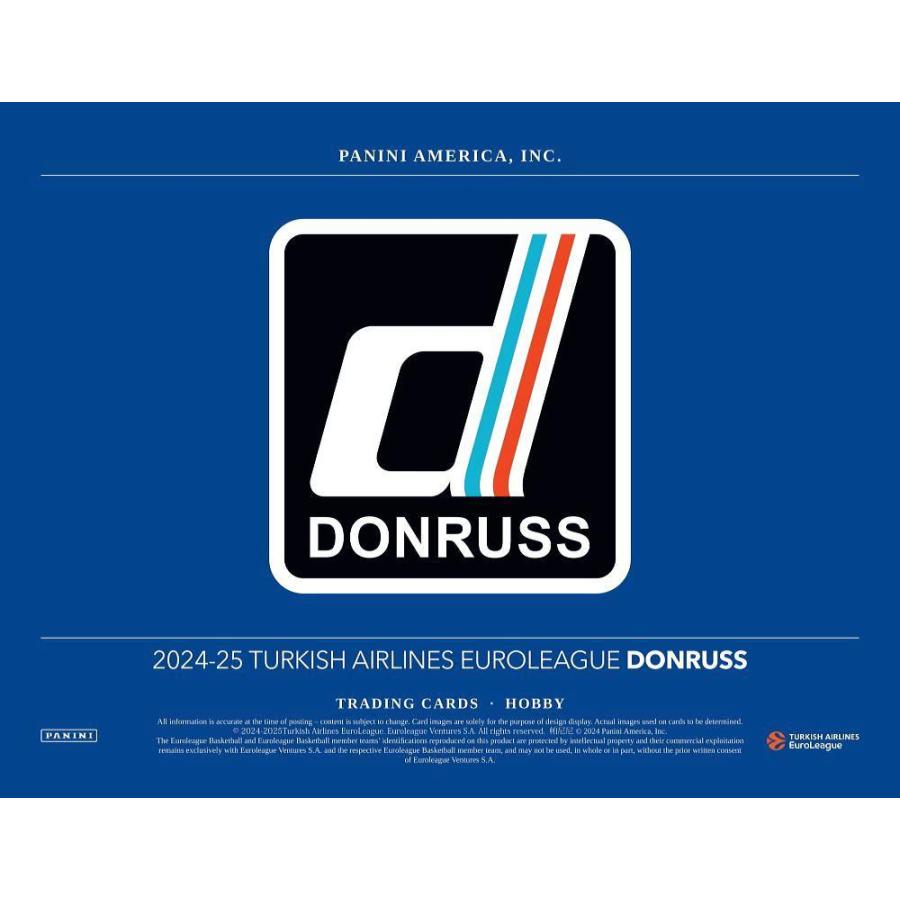 2024-25 PANINI DONRUSS TURKISH AIRLINES EUROLEAGUE BASKETBALL HOBBY | 2024-25 パニーニ ドンラス バスケットボール ユーロリーグ ホビー[1ボックス] |  | 01