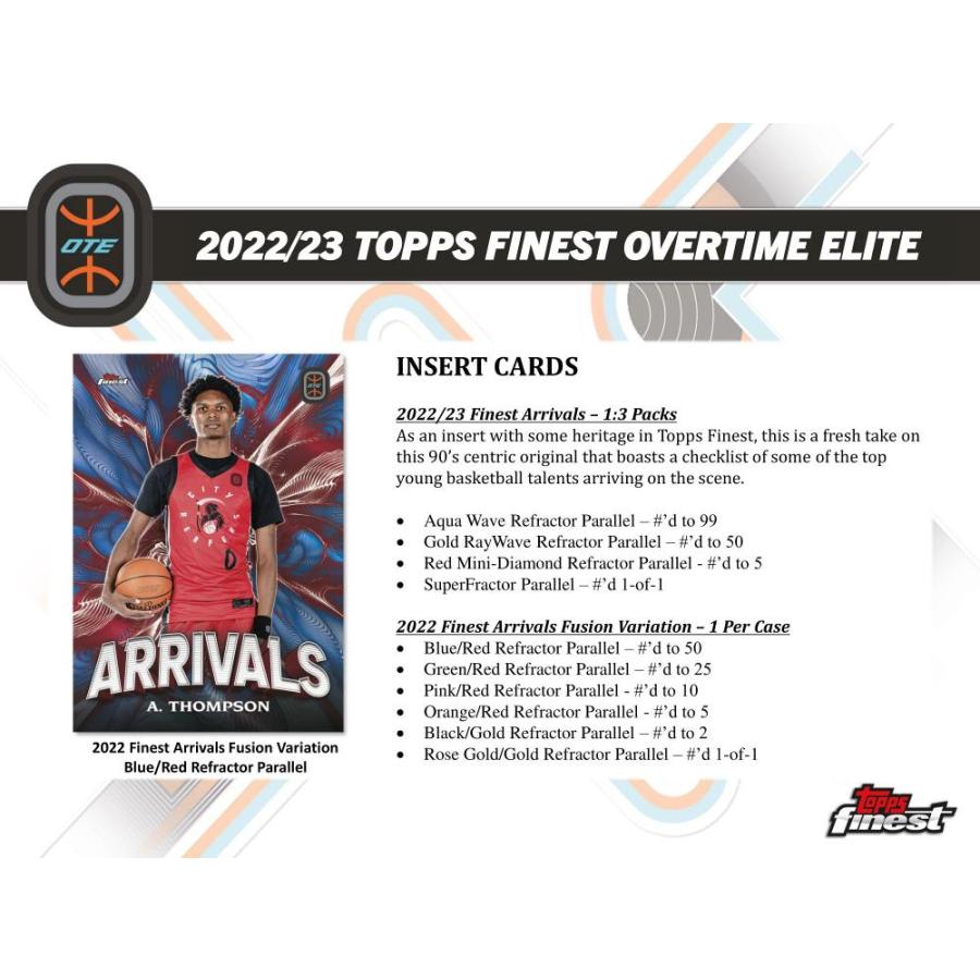 NBA 2022-23 TOPPS FINEST OVERTIME ELITE BASKETBALL HOBBY[1ボックス] |  | 03
