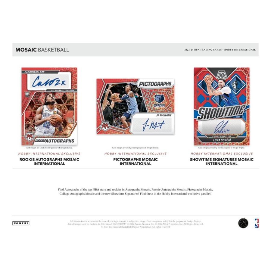 NBA 2023-24 PANINI MOSAIC HOBBY INTERNATIONAL[1ボックス] |  | 03
