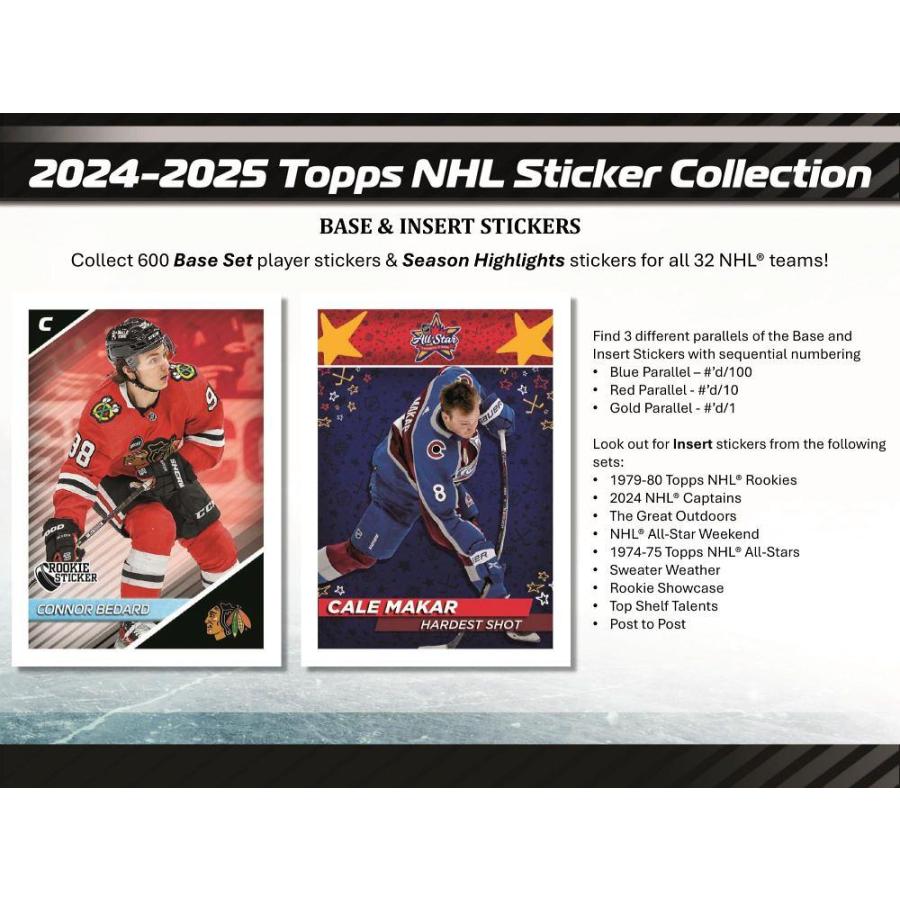 NHL 2024-25 TOPPS STICKER COLLECTION | 2024-25 トップス ステッカーコレクション アイスホッケー[1個] |  | 02