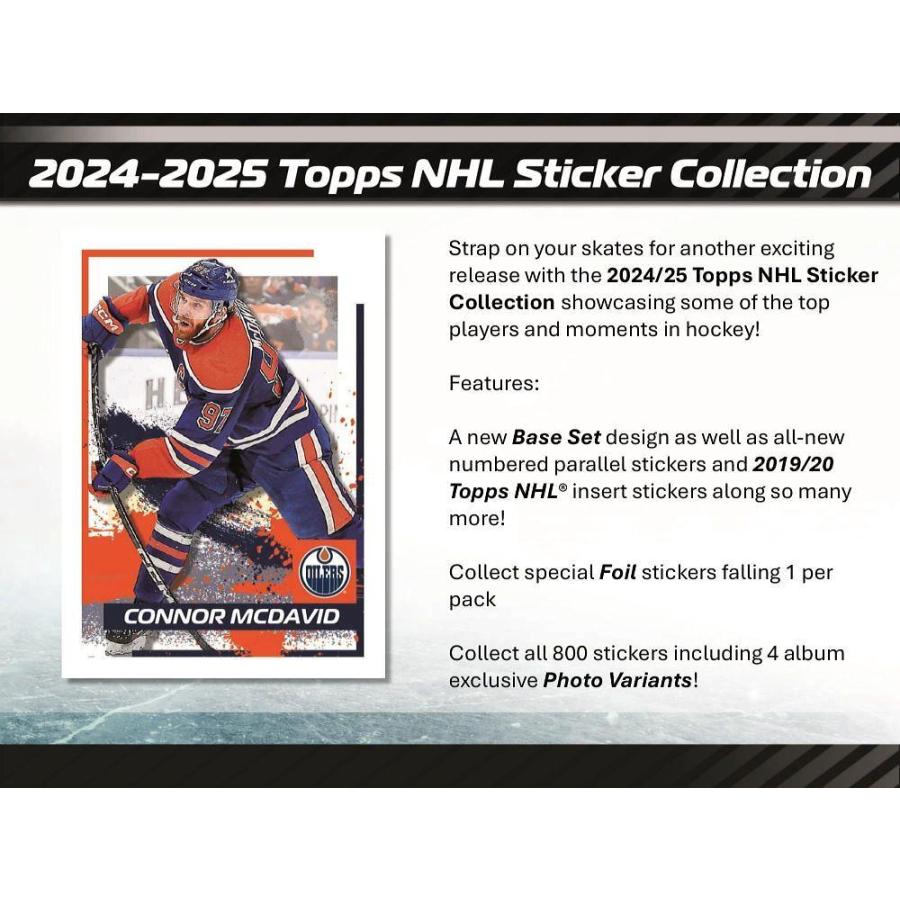 NHL 2024-25 TOPPS STICKER COLLECTION ALBUM | 2024-25 トップス ステッカーコレクション アルバム アイスホッケー[1ボックス] |  | 01