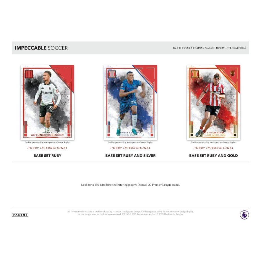 SOCCER 2024-25 PANINI IMPECCABLE PREMIER LEAGUE HOBBY INTERNATIONAL[1ボックス] |  | 02