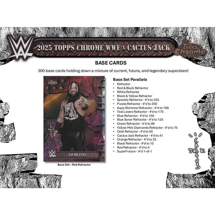 2025 TOPPS CHROME WWE X CACTUS JACK[1ボックス] |  | 02