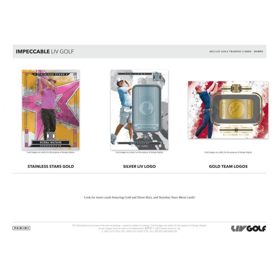 GOLF 2025 PANINI IMPECCABLE LIV GOLF HOBBY[1ボックス] |  | 03