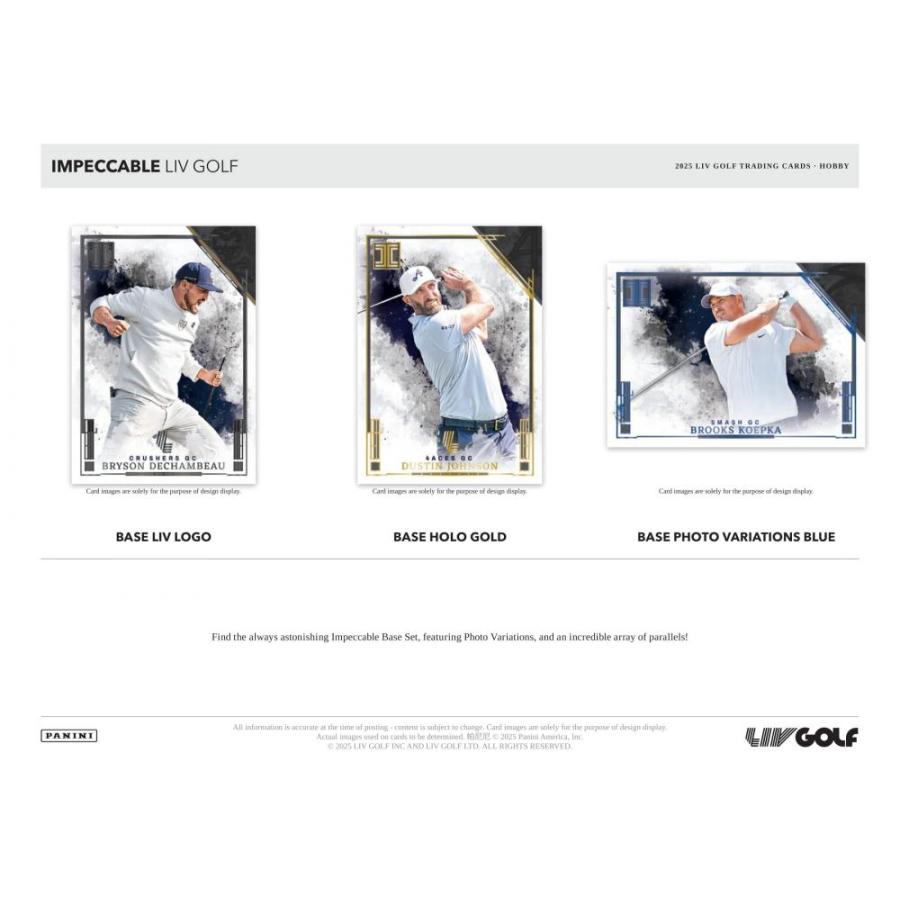 GOLF 2025 PANINI IMPECCABLE LIV GOLF HOBBY | 2025 パニーニ インペカブル ゴルフ ホビー[1ボックス] |  | 04