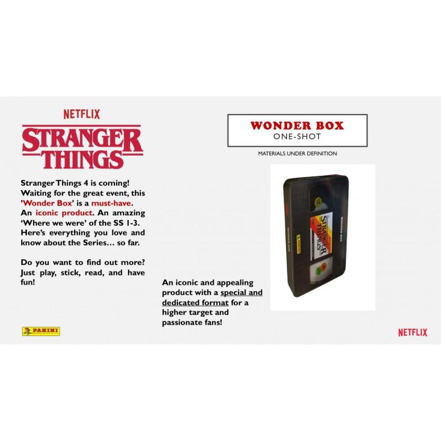 2022 PANINI STRANGER THINGS WONDER BOX 「ストレンジャーシングス