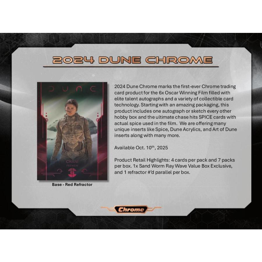 2024 TOPPS DUNE CHROME HOBBY[1ボックス] |  | 01