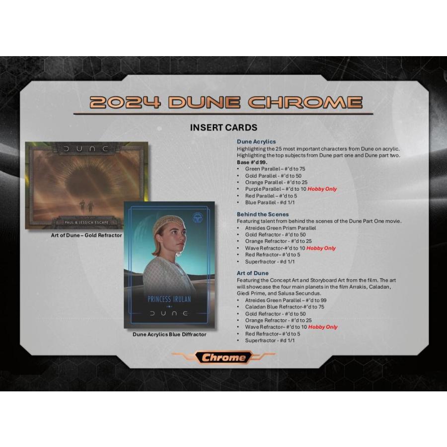 2024 TOPPS DUNE CHROME HOBBY | 2024 トップス デューン クローム ホビー[1ボックス] |  | 03
