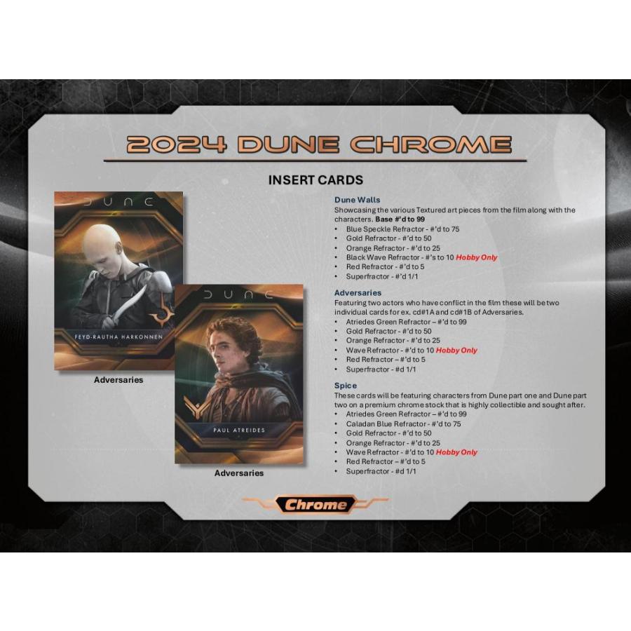 2024 TOPPS DUNE CHROME HOBBY[1ボックス] |  | 04