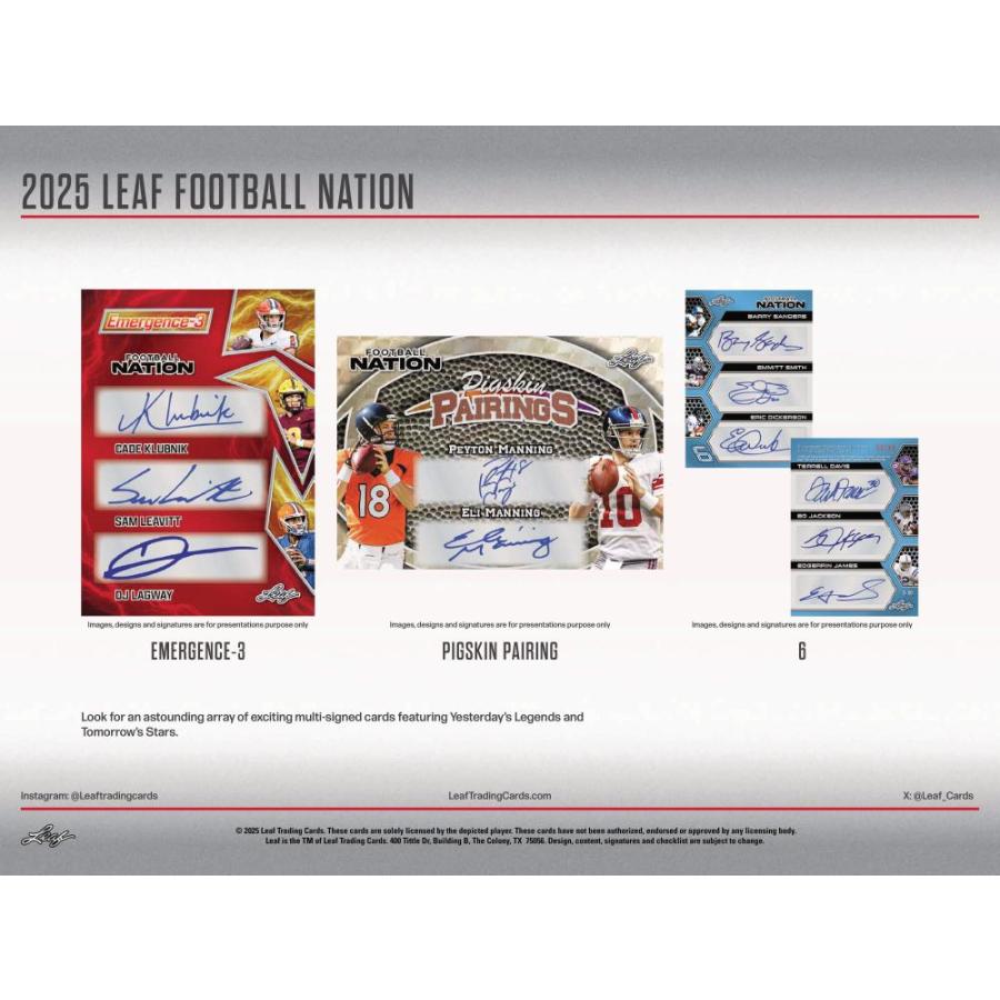 NFL 2025 LEAF NATION HOBBY[1ボックス] |  | 04