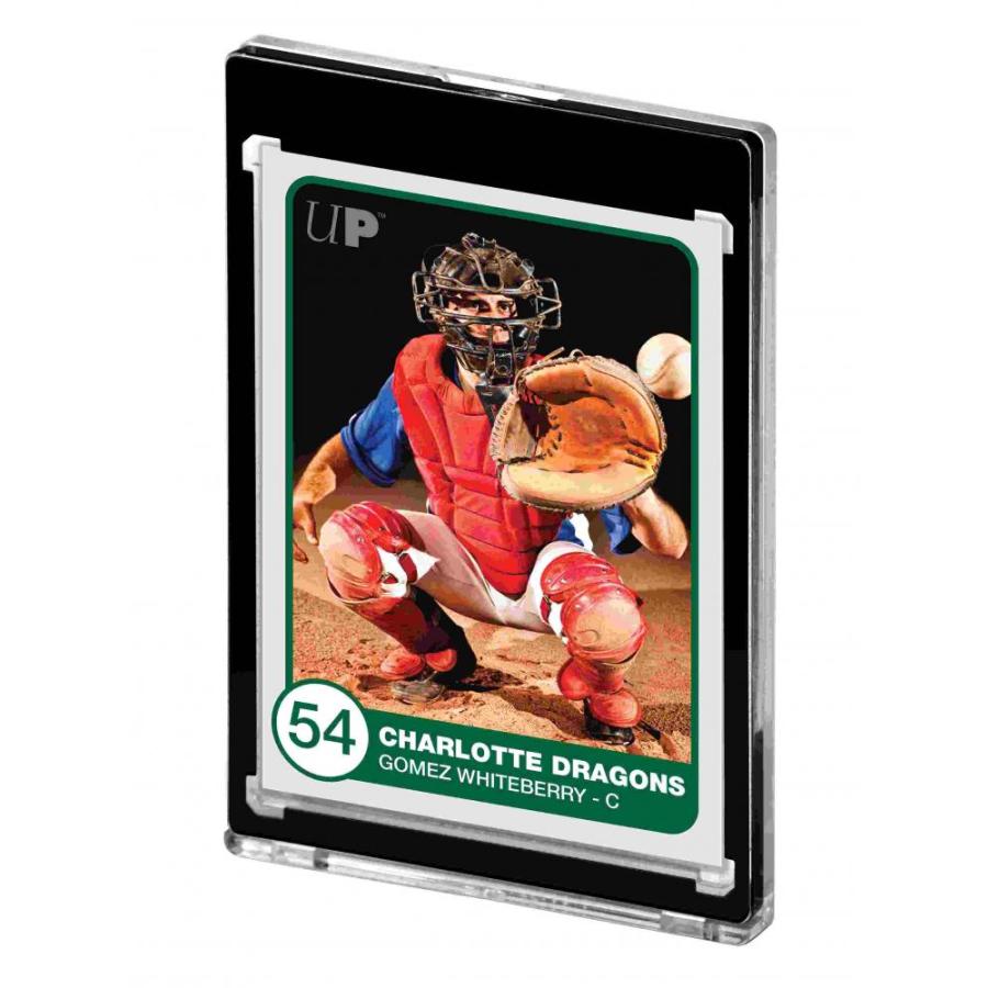 Ultra・PRO ワンタッチ マグネットホルダー 35pt(約0.9mm)厚 黒枠 (UV加工)[1個] |  | 01