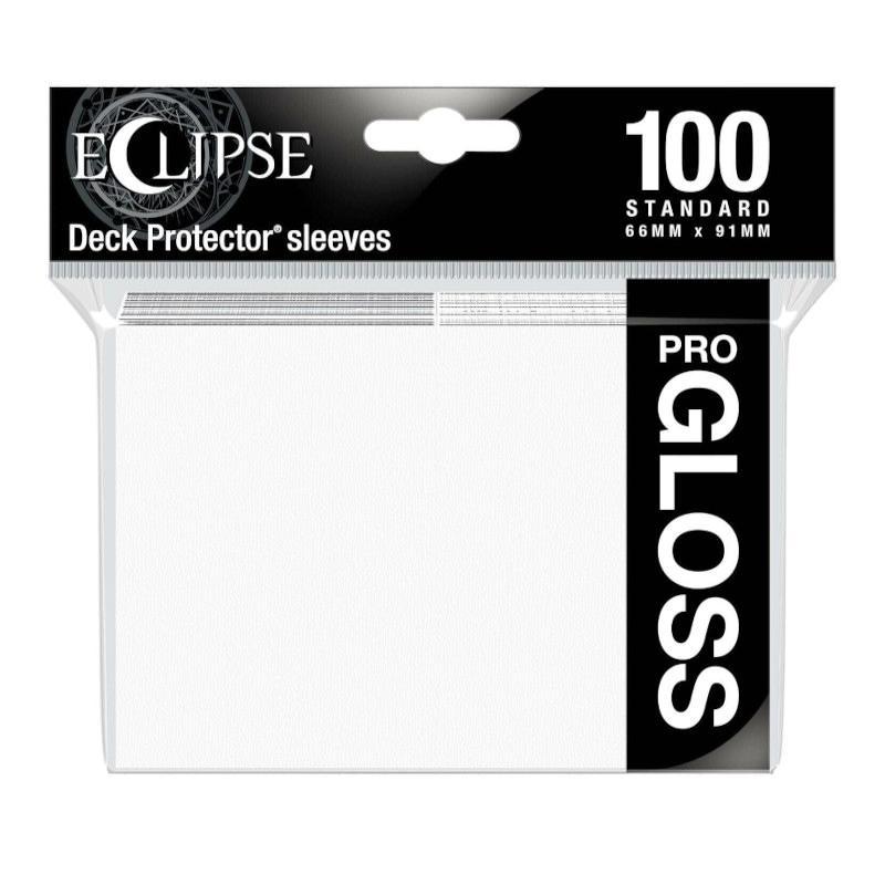 Ultra・PRO エクリプススリーブ グロス(スタンダードサイズ) 高光沢 アークティックホワイト(約66×91mm)[100枚入り][1個] | 
