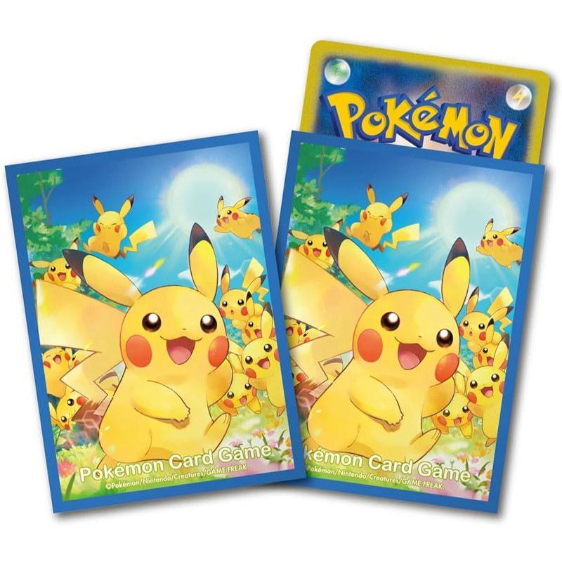 ポケモンカードゲーム デッキシールド「ピカチュウ大集合」[64枚入り][1個] | 
