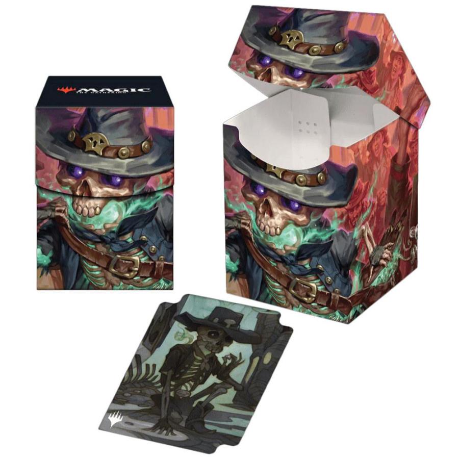 【返品・交換不可】Ultra・PRO MTG[Outlaws of Thunder Junction (英題)]100+デッキボックス/キーアート1/すりのチビボネ(Tinybones, the Pickpo…[1個] | 