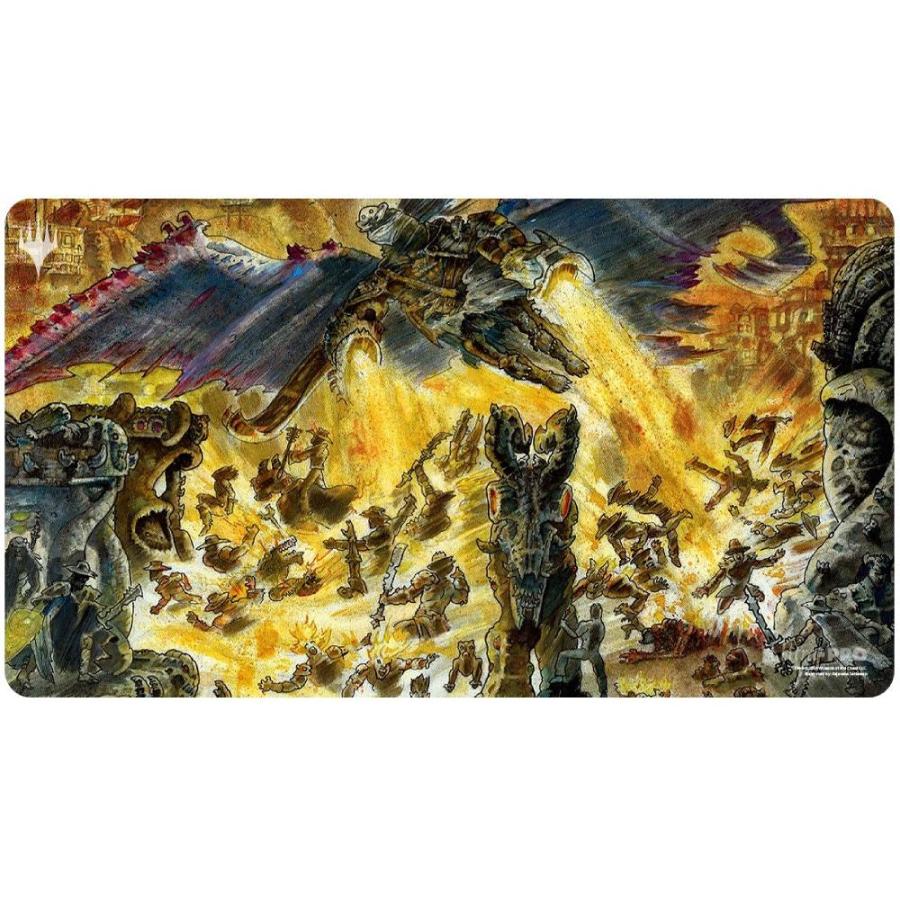 【返品・交換不可】Ultra・PRO MTG[Outlaws of Thunder Junction (英題)]プレイマット/BLACK(ブラック)/無慈悲な殺戮(Pitiless Carnage)[1個] | 