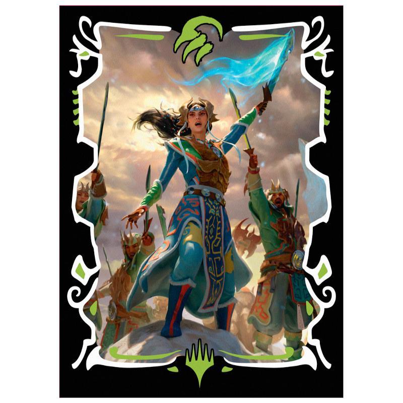 【返品・交換不可】Ultra・PRO MTG[Return to Tarkir(英題)]デッキプロテクタースリーブ/ティムールの統率者(Temur Commander)[100枚入り][1個] | 