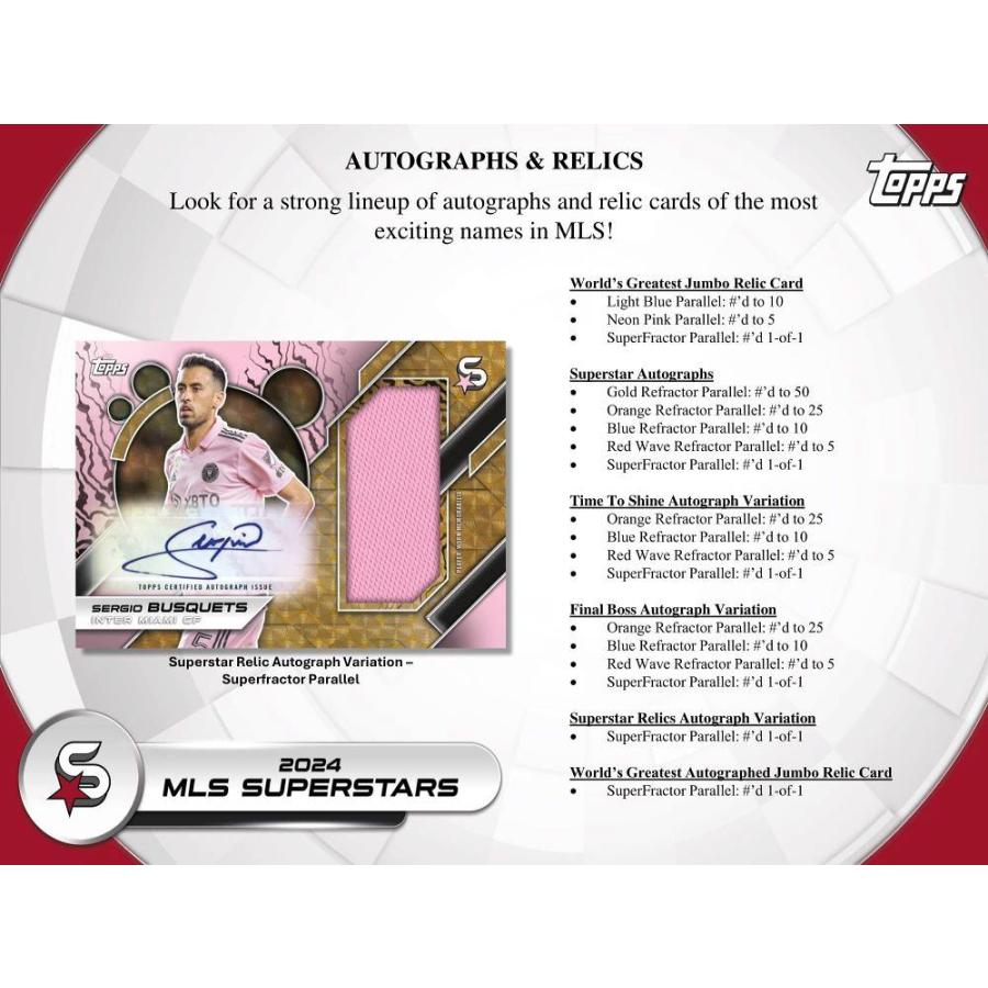 SOCCER 2024 TOPPS MLS SUPERSTARS HOBBY | 2024 トップス メジャーリーグサッカー スーパースターズ ホビー[1個] |  | 04