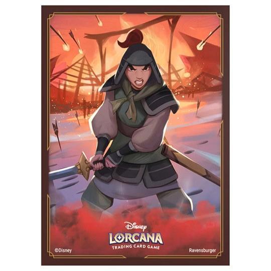 ディズニー・ロルカナ・TCG 日本語版 公式カードスリーブ 「ムーラン 訓練中の兵士」[1個] | 