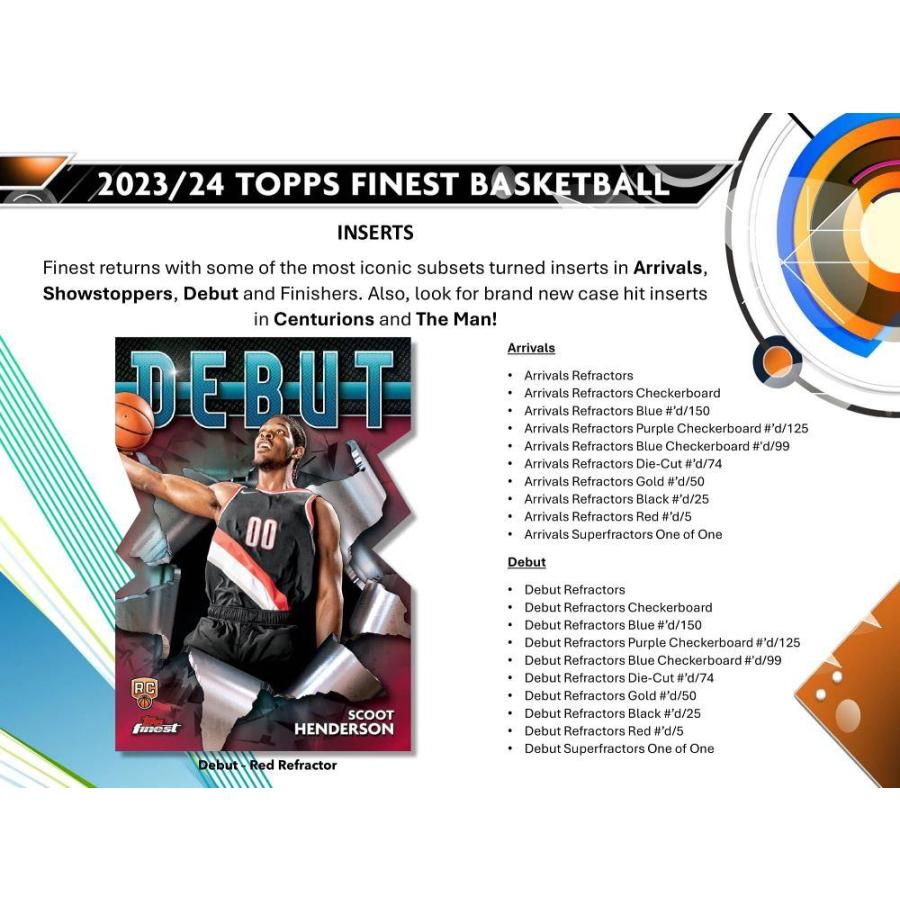 NBA 2023-24 TOPPS FINEST HOBBY[1個] |  | 03