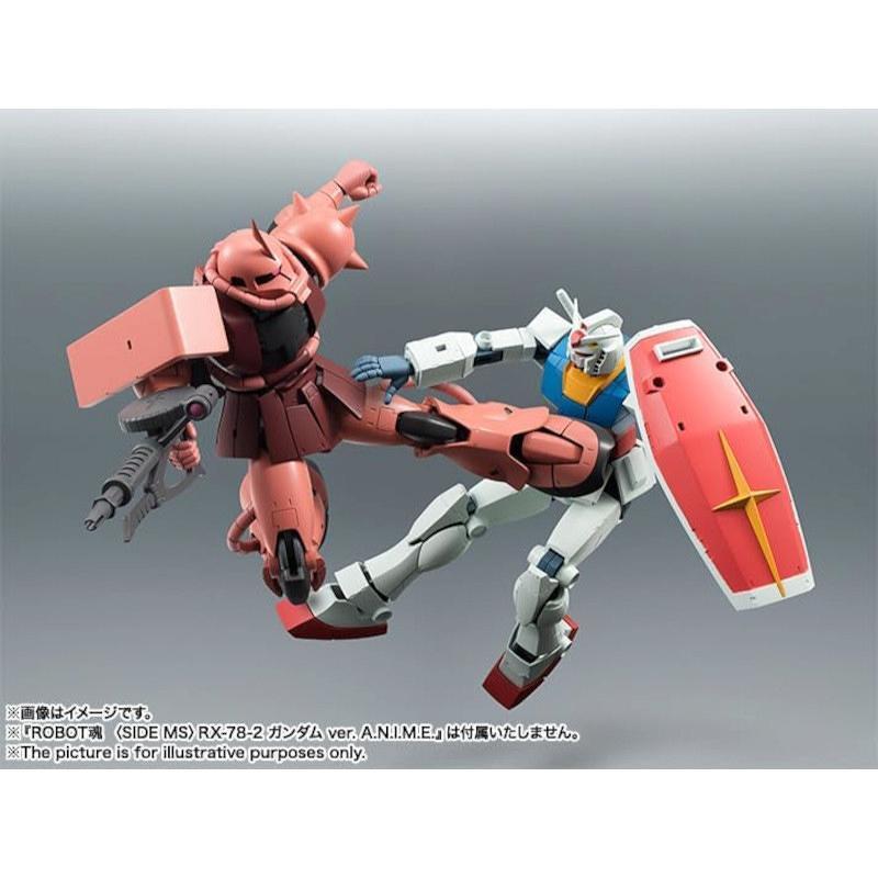 【ROBOT魂】《SIDE MS》MS-06S シャア専用ザク ver. A.N.I.M.E. [2025年3月再販]『機動戦士ガンダム』新品 塗装済み可動フィギュア[1個] |  | 04