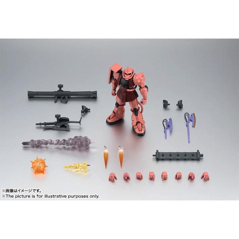 【ROBOT魂】《SIDE MS》MS-06S シャア専用ザク ver. A.N.I.M.E. [2025年3月再販]『機動戦士ガンダム』新品 塗装済み可動フィギュア[1個] |  | 05