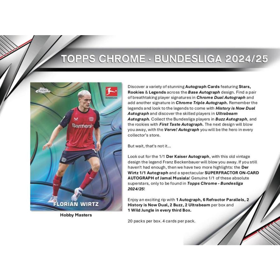 SOCCER 2024-25 TOPPS CHROME BUNDESLIGA VALUE BOX[1個] |  | 01