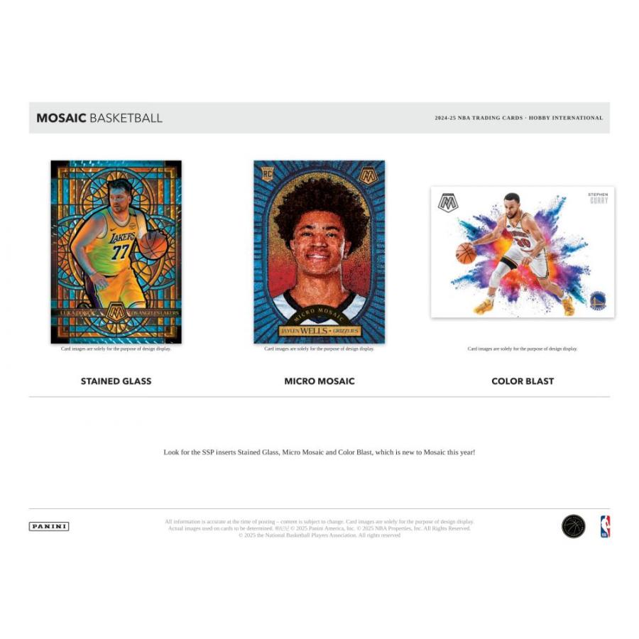 NBA 2024-25 PANINI MOSAIC HOBBY INTERNATIONAL[1個] |  | 04